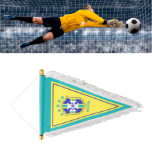 Wasserdichter Fußballwettbewerb-Fahne 28x36cm Nationalmannschaftsflagge für Zimmer- und Bar-Dekoration