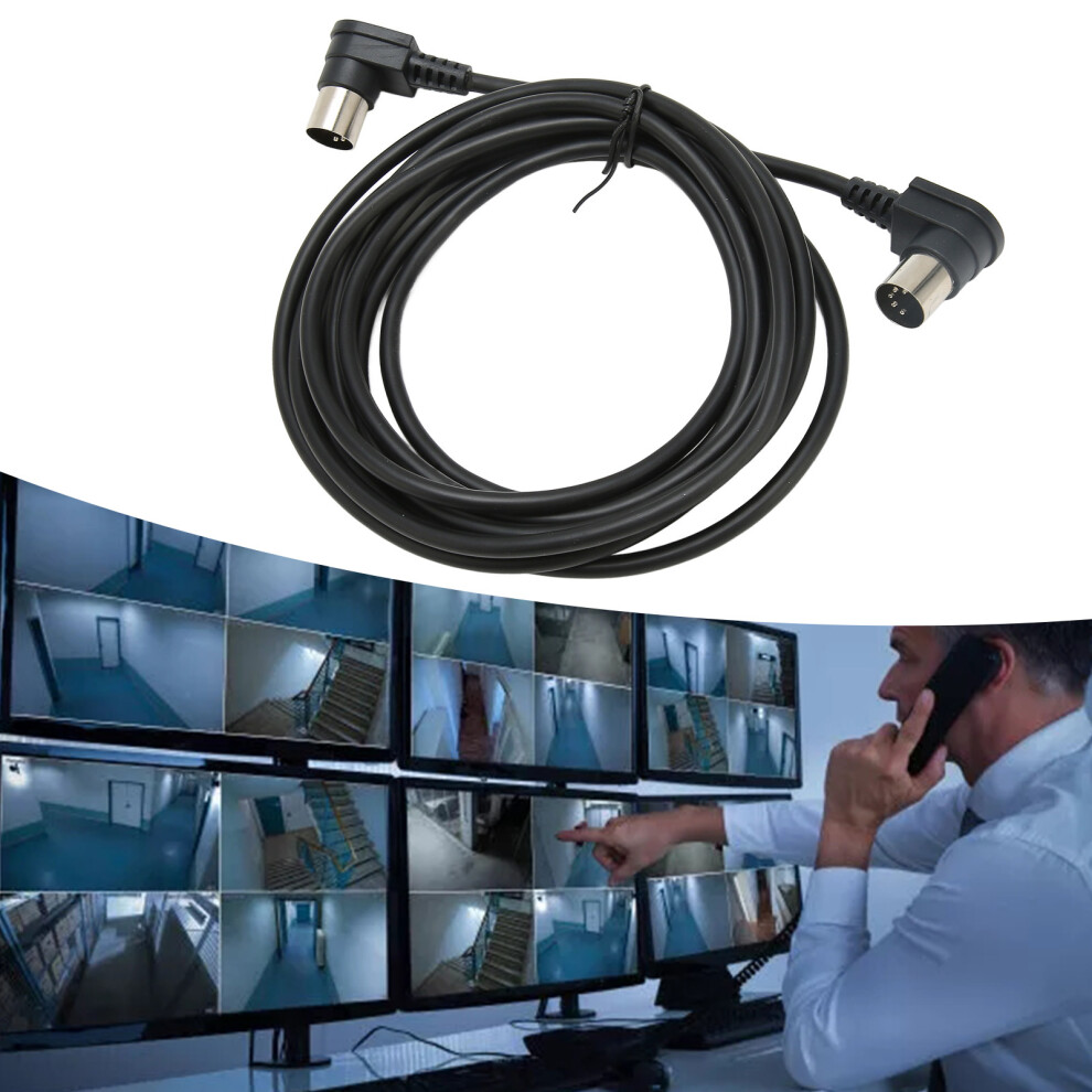 90 5-Pin Din Midi Cable 3M/9.8Ft Male To Male Sound For Tv & Camera 8421355034953