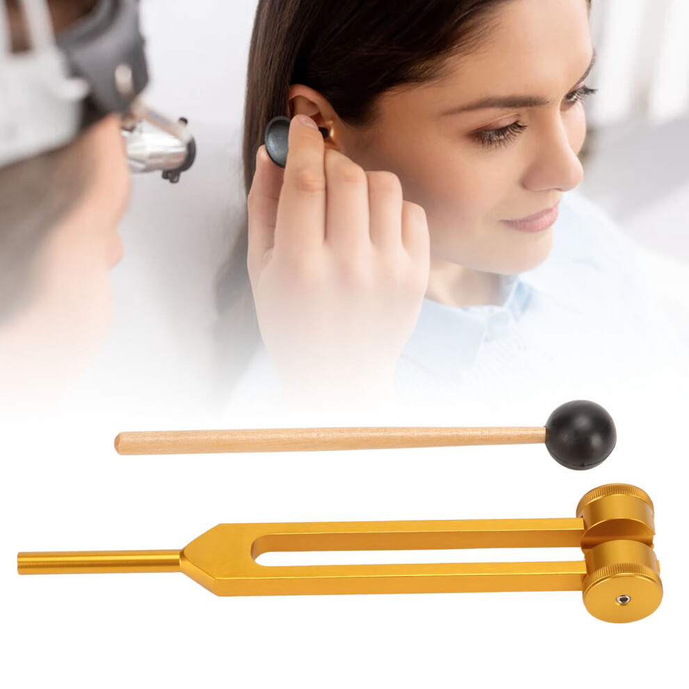 Gold 128Hz Healing Tuning Fork Set - Stress Relief Medical Aluminum Alloy