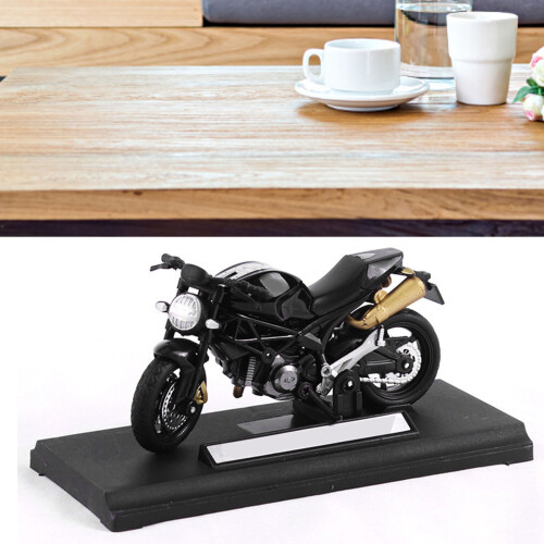 Pull Back Alloy Motorcycle Toy Model - Educational & Portable, Black 2
