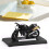 Pull Back Alloy Motorcycle Toy Model - Educational & Portable, Black 11