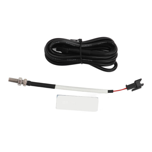 Ultra Thin Waterproof LCD Motorcycle Water & Engine Temp Meter 12V 2