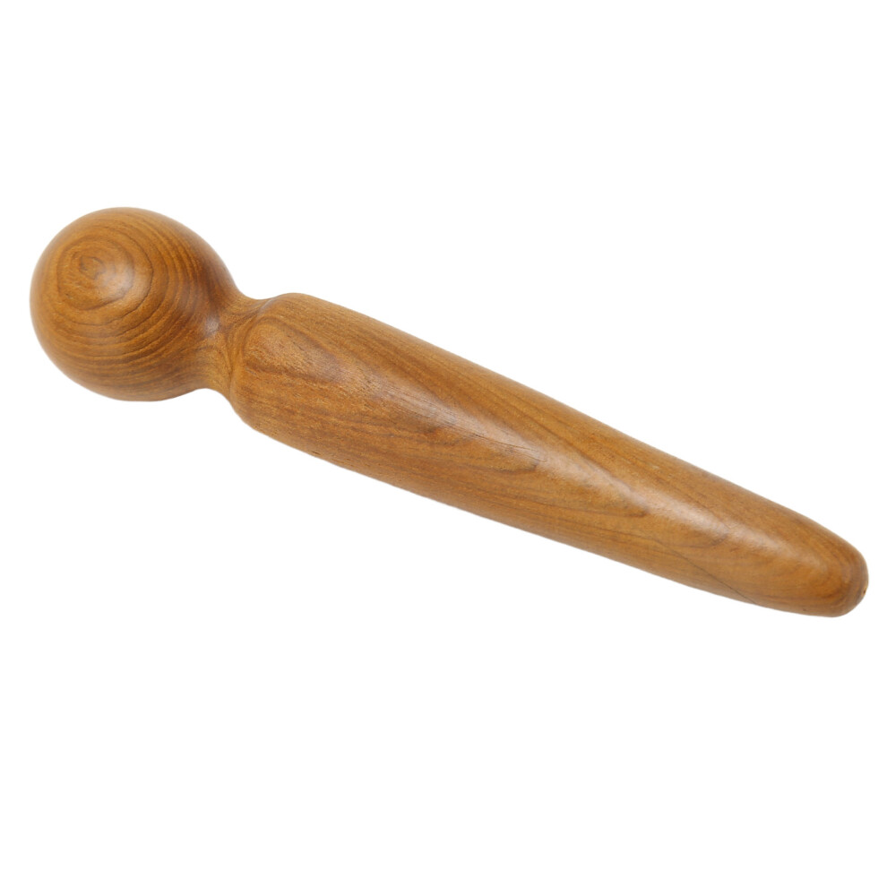 Ergonomic Wooden Massage Stick for Foot Reflexology and Acupressure