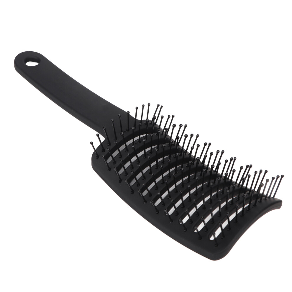 Curved Vented Detangling Hair Brush ABS Handle for Salon & Home