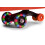 Wackelauto Rutscher LED-Räder rot ECOTOYS 3