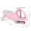 Wackelauto Rutscher LED-Räder rosa ECOTOYS 8