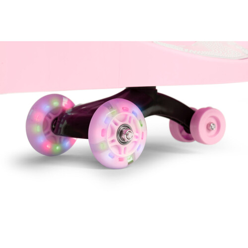 Wackelauto Rutscher LED-Räder rosa ECOTOYS 2
