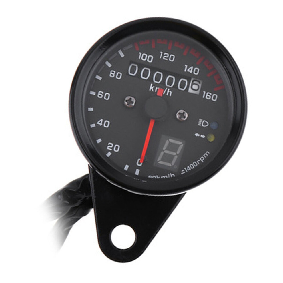 Universal Led Speedometer With Gear Display 12V Motorbike Odometer 3491355070621