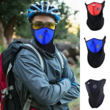 Atmungsaktive Fleecemasken für das Reiten – Blau, 51,5 x 23,5 cm