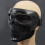 Reitgesichtsschutzbrille Schädel-Form ABS-Rahmen PC-Glas Augenschutz 6