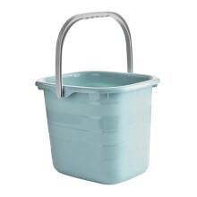 Portable Plastic Water Bucket With Handle Non Slip Stable Design Garden Laundry Bathroom Car Washing Easy To Clean