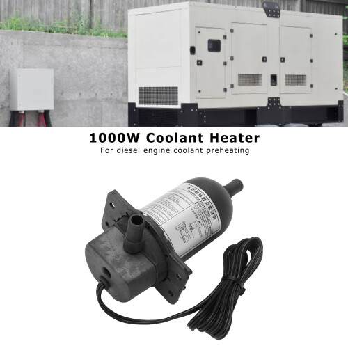1000W 240V Engine Coolant Heater for Diesel Generator Preheating 2