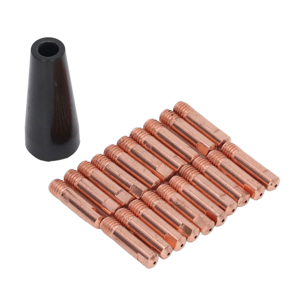 20Pcs Copper Welding Gun Nozzles Gasless Self-Protection Nozzles 5051355085827