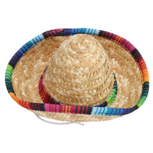 Dog Straw Hat Wide Brim Pet Sun Hat for Puppy Cat