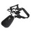 (Black) Double Shoulder Trimmer Strap Widened Thickened Adjustable Orange 5