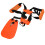 (Orange) Double Shoulder Trimmer Strap Widened Thickened Adjustable Orange 4