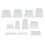 11Pcs Crimping Template Quilting Patchwork Kit Embroidery Sewing Tool 2