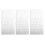 (White) 3pcs Waterproof Reusable Plastic Tablecloth Rectangle Dot White 5