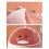 (Pink) Mini Desktop Trash Can Swing Lid Dinosaur Garbage Bin Plastic 4