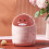 (Pink) Mini Desktop Trash Can Swing Lid Dinosaur Garbage Bin Plastic 5