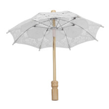 (White) Lace Wedding Umbrella Bridal Decorative Photography Prop White
