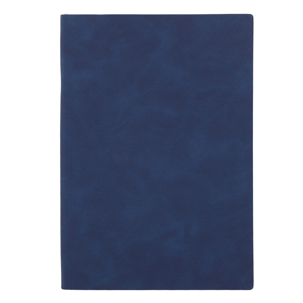 (Dark Blue) PU Leather A5 Notebook 100 Sheet Lined Portable Journal Dark Blue-image-OPC-PMFQJHZ-NEW