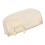 (White) Pencil Case Large Double Layer Portable Pouch Zipper Black 5