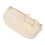 (White) Pencil Case Large Double Layer Portable Pouch Zipper Black 3