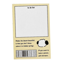 100 Pages Memo Pad Dog Pattern 60x90mm Notebook