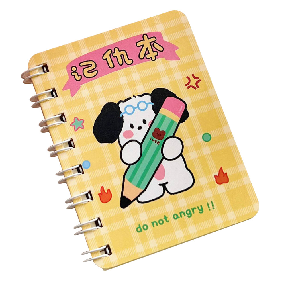 Mini Spiral Notebook Dog Pattern Pocket Journal Planner-image-OPC-PMFQJZ6-NEW