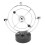 Perpetual Motion Asteroid Toy USB Powered Electronic Decoration 5