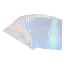 20 Sheets A4 Holographic Sticker Paper Waterproof Fast Dry Laser