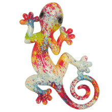 (LM9001A 3) Gecko Wall Art 3D Lizard Sculpture Refrigerator Fence Porch LM9001A