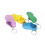 Mini Hole Shoe Keychain Cute Lightweight Slipper 4pcs 1