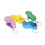 Mini Hole Shoe Keychain Cute Lightweight Slipper 4pcs 3