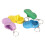 Mini Hole Shoe Keychain Cute Lightweight Slipper 4pcs 5