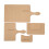 Acrylic Bag Template Set Passport Pattern Laser Cutting DIY Tool 1