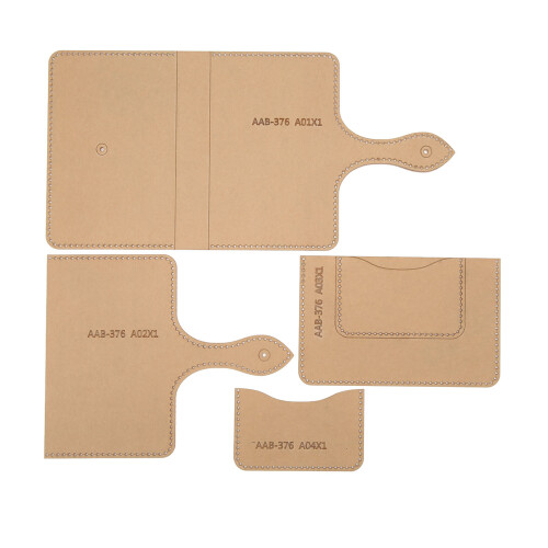 Acrylic Bag Template Set Passport Pattern Laser Cutting DIY Tool