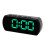 LED Clock Dual Mode Auto Dimming Temp Display Snooze Alarm 5