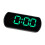 LED Clock Dual Mode Auto Dimming Temp Display Snooze Alarm 4