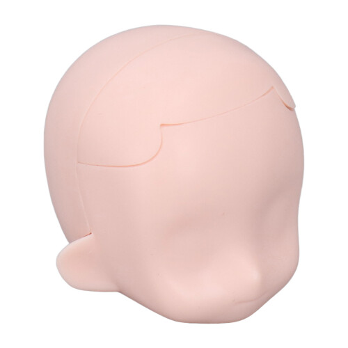(Pink) Blank Doll Head 1/12 Ball Jointed DIY Makeup Removable Plastic 2