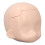 (Normal White) Blank Doll Head 1/12 Ball Jointed DIY Makeup Removable Plastic 5