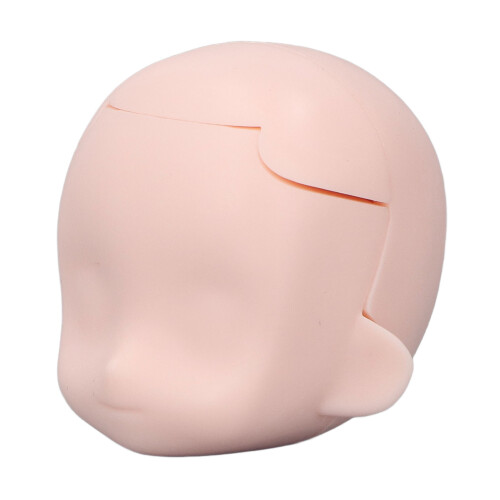 (Pink) Blank Doll Head 1/12 Ball Jointed DIY Makeup Removable Plastic 1