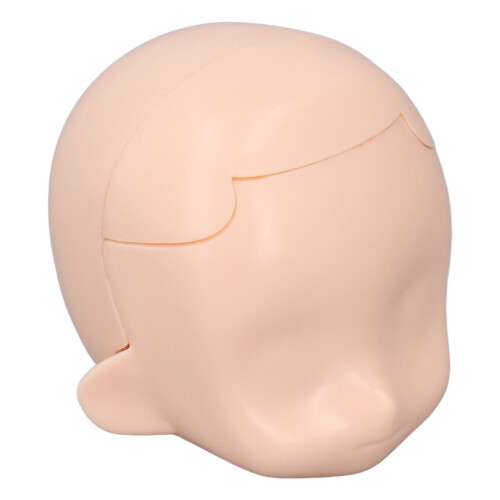 (Normal White) Blank Doll Head 1/12 Ball Jointed DIY Makeup Removable Plastic 1