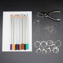 (Material Pack 20145 1) Color Pencil Heat Shrink Sheet Set DIY Pencil Puncher Pack