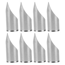 8Pcs Finger Lapel Tool Stainless Steel Adjustable Glossy