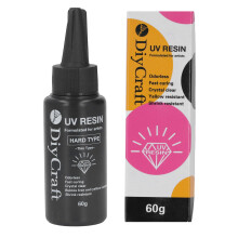 (60g) UV Glue High Transparency Odorless Fast Curing 60g DIY Resin