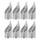 8Pcs Finger Lapel Tool Stainless Steel Adjustable Glossy 4