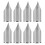 8Pcs Finger Lapel Tool Stainless Steel Adjustable Glossy 2