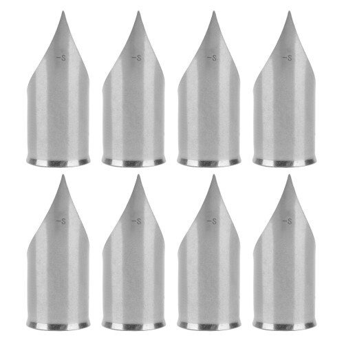 8Pcs Finger Lapel Tool Stainless Steel Adjustable Glossy 1